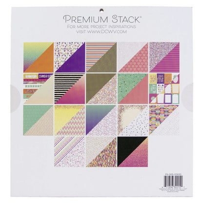 Confetti Party Holographic Foil Paper 12" / Block de Papel Doble Cara Confetti Holográfico Papel DCWV