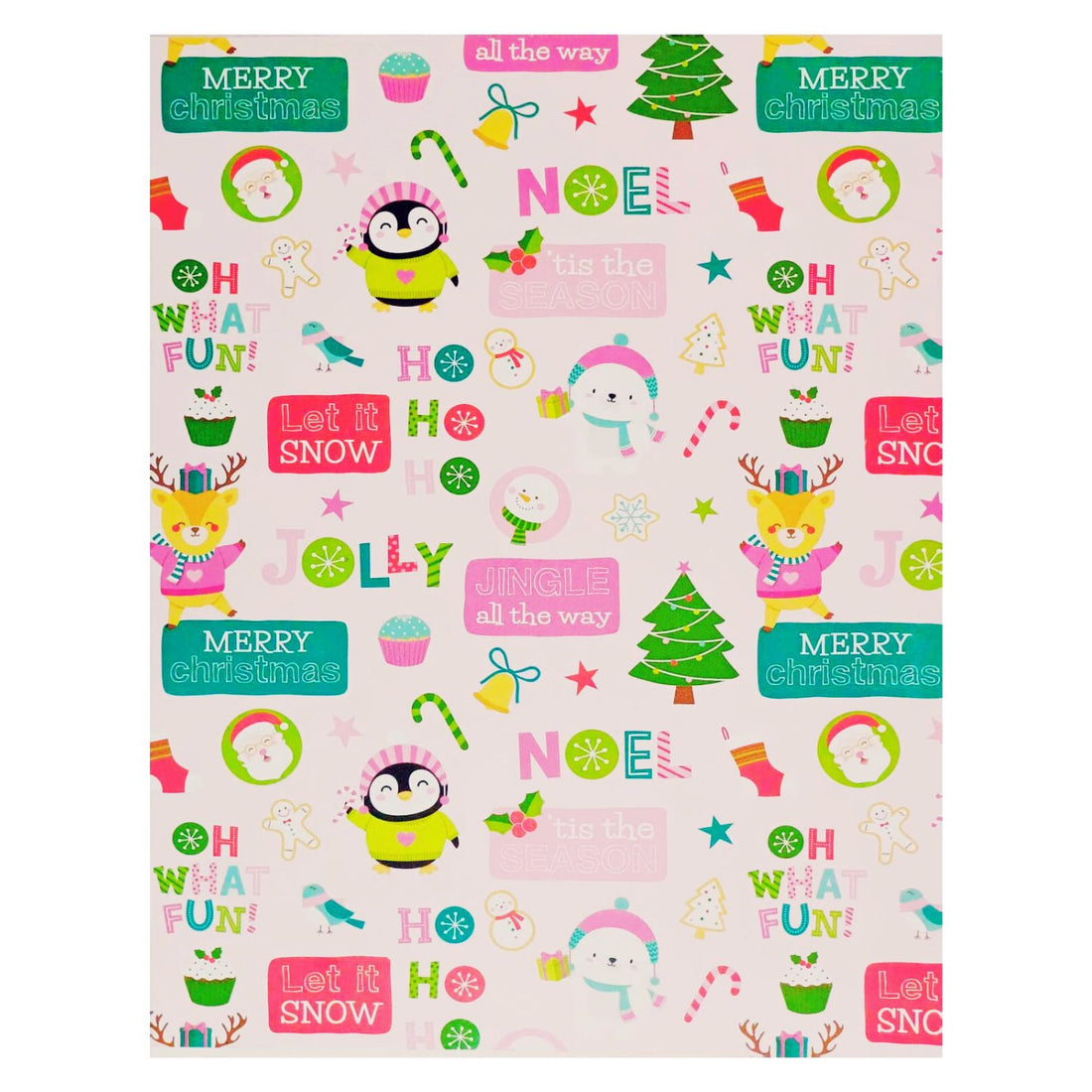 Hoja de Papel Decorado Navidad Rosa Papel, Hojas Sueltas Angie Guerra