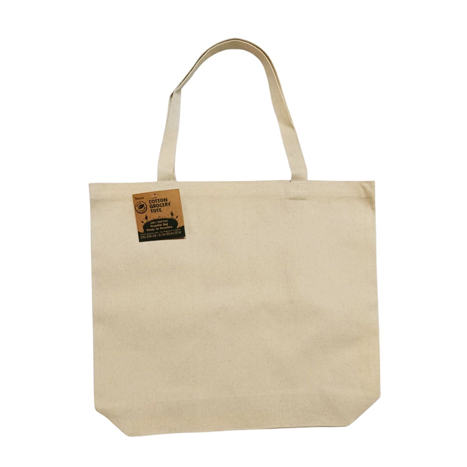 Cotton Tote Bag / Bolsa de Algodón Ecológica Almacenamiento y Organización Darice