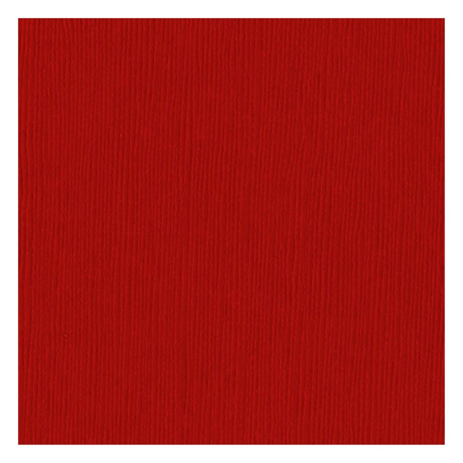 Fourz Cardstock Classic Red / Cartulina Color Rojo Clásico 30.5 cm Papel, Hojas Sueltas Bazzill