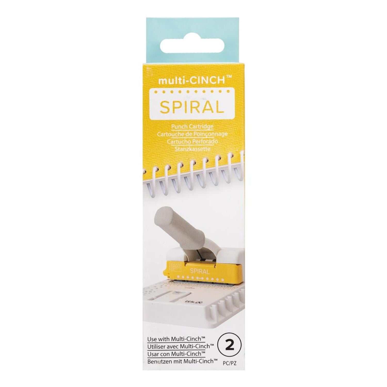 Multi Cinch Cartridge Spiral Punch / Cartucho Intercambiable de Espiral Accesorios We R Memory Keepers