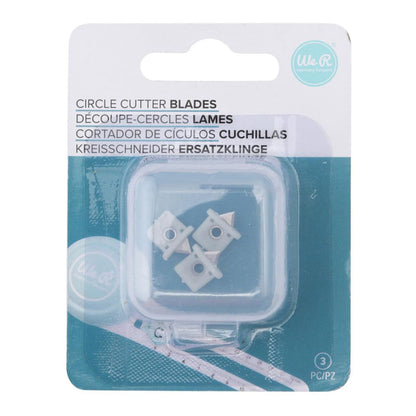 Circle Cutter Refill Blades / 3 Cuchillas De Repuesto Para Cortador Circular Herramientas We R Memory Keepers