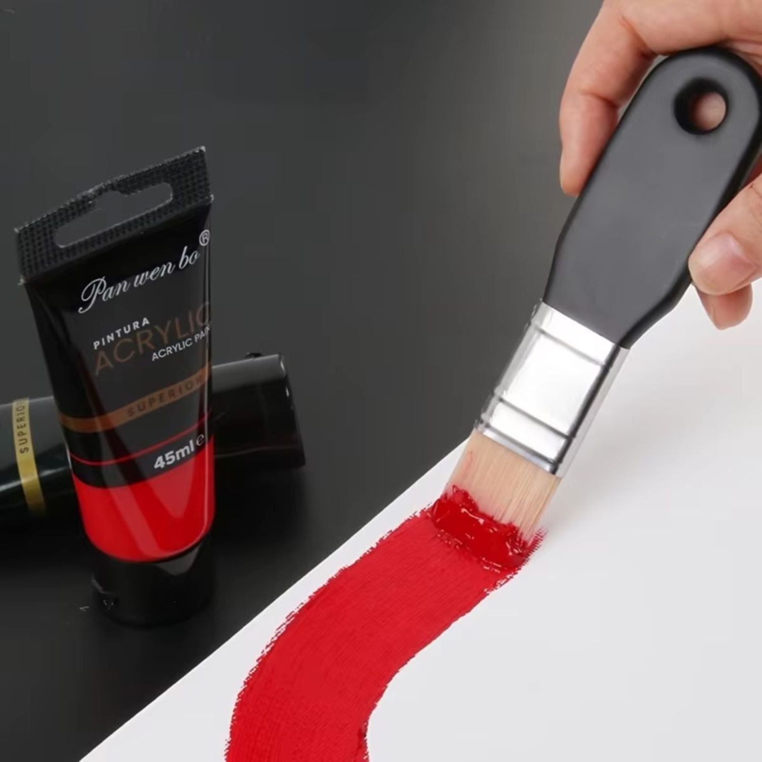 Brocha Plana para Aplicar Pintura y Medios 5cm Pinceles y Brochas Novelty