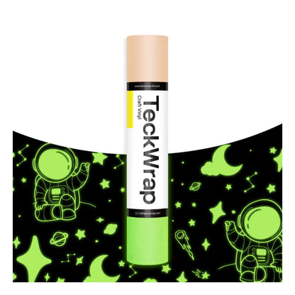 Glow In the Dark Vinyl Baby Pink / Vinil Adhesivo Brilla en la Obscuridad Rosa Bebé Viniles Teckwrap