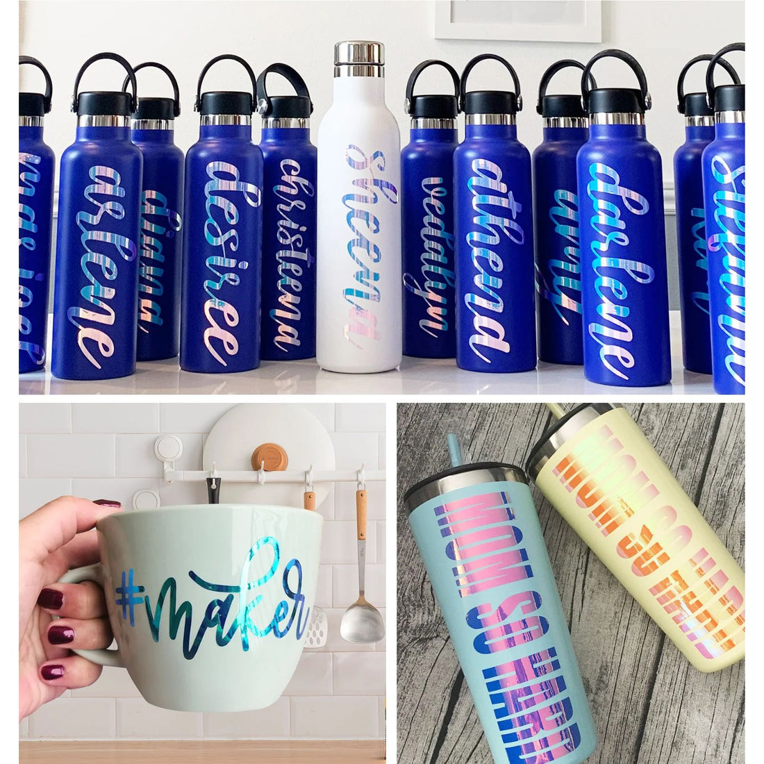 Holo Chrome Opal Fierce Red Vinyl / Vinil Opalo Cromado Rojo Feroz Viniles Teckwrap