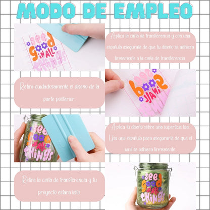 Grid Transfer Tape / Papel Transfer con Cuadrícula Viniles Teckwrap