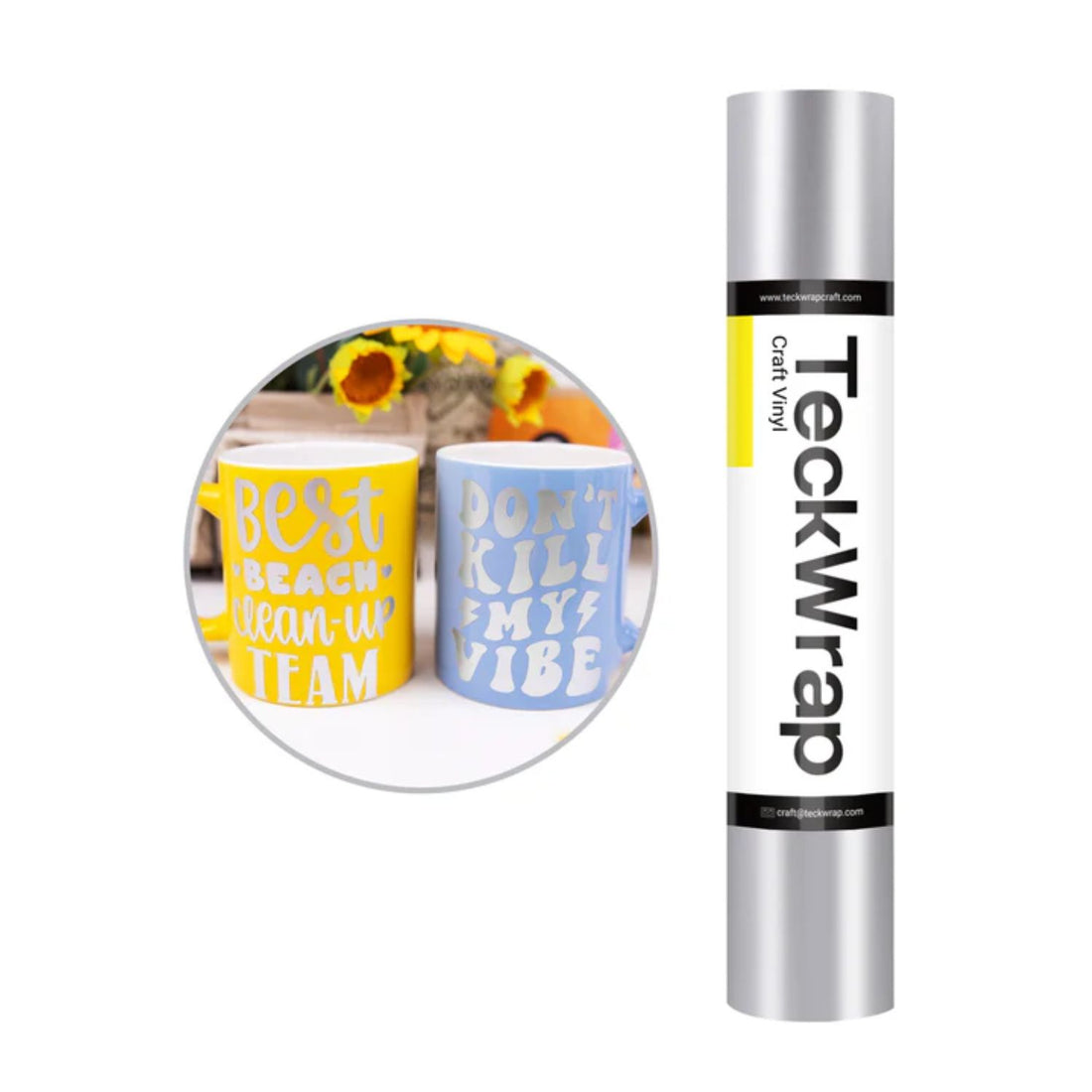 Metallic Satin Chrome Sage Silver Vinyl / Vinil Adhesivo Satin Plata Salvia Viniles Teckwrap