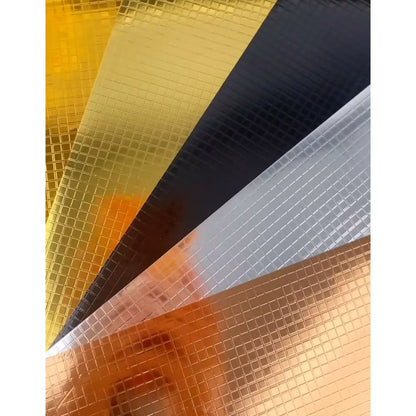 Mosaic Metallic Rose Gold Vinyl / Vinil Adhesivo Metálico Mosaico Oro Rosa Viniles Teckwrap