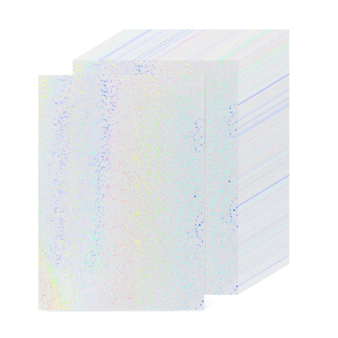 Laminate Sheets Sparkle Holographic / 10 Hojas Laminado Autoadhesivo Brillos Holo Acetato y Especializados Teckwrap