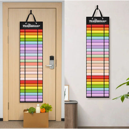 Craft Vinyl Roll Storage / Organizador de 24 Rollos Almacenamiento y Organización Teckwrap