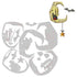 Tim Holtz Thinlits Dies Otis Colorize / Suajes de Halloween Dados de Corte / Suajes / Troqueles Sizzix
