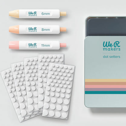 Foam Dot Setter Kit / Kit Fijador De Puntos De Espuma Adhesivos / Pegamentos We R Makers