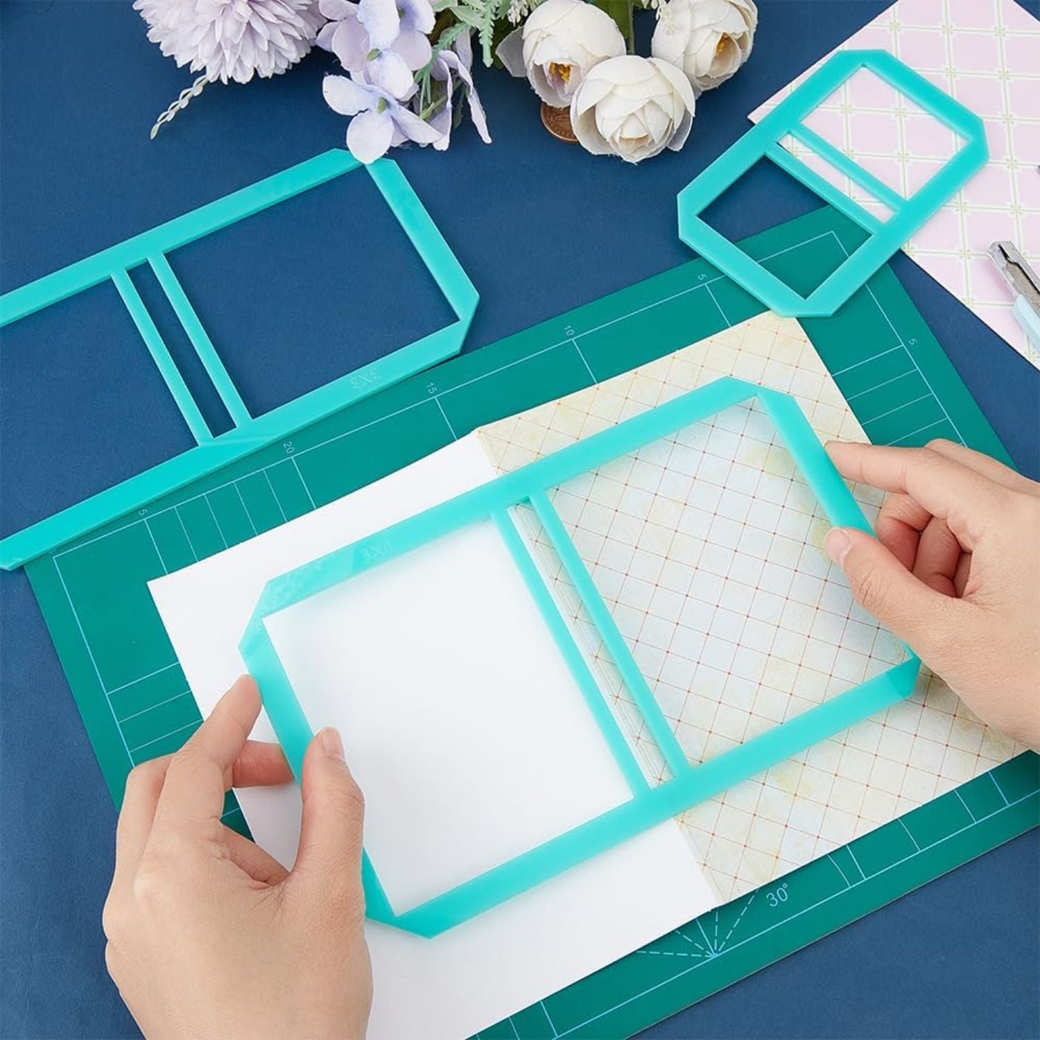 3 Guías para Libretas Post It Azul