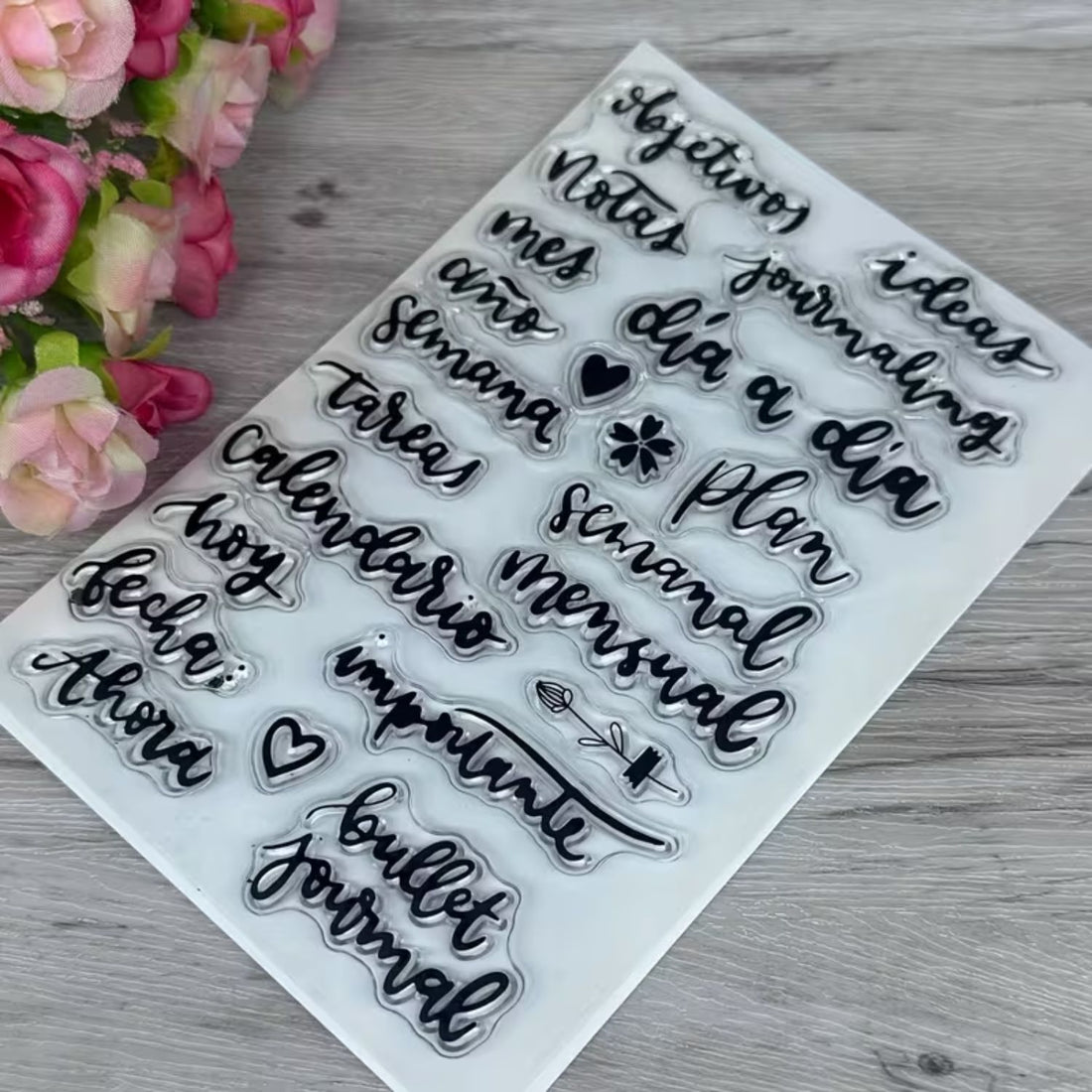 Set De Sellos Bullet Journal Sellos Hobbees