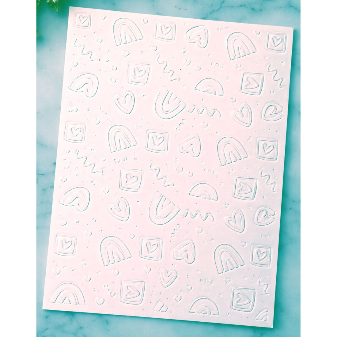 Folder de Embossing Rainbow Heart