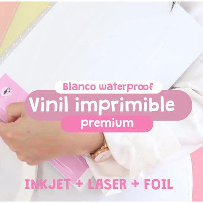 Vinil Imprimible Premium Blanco Impermeable Viniles Angie Guerra