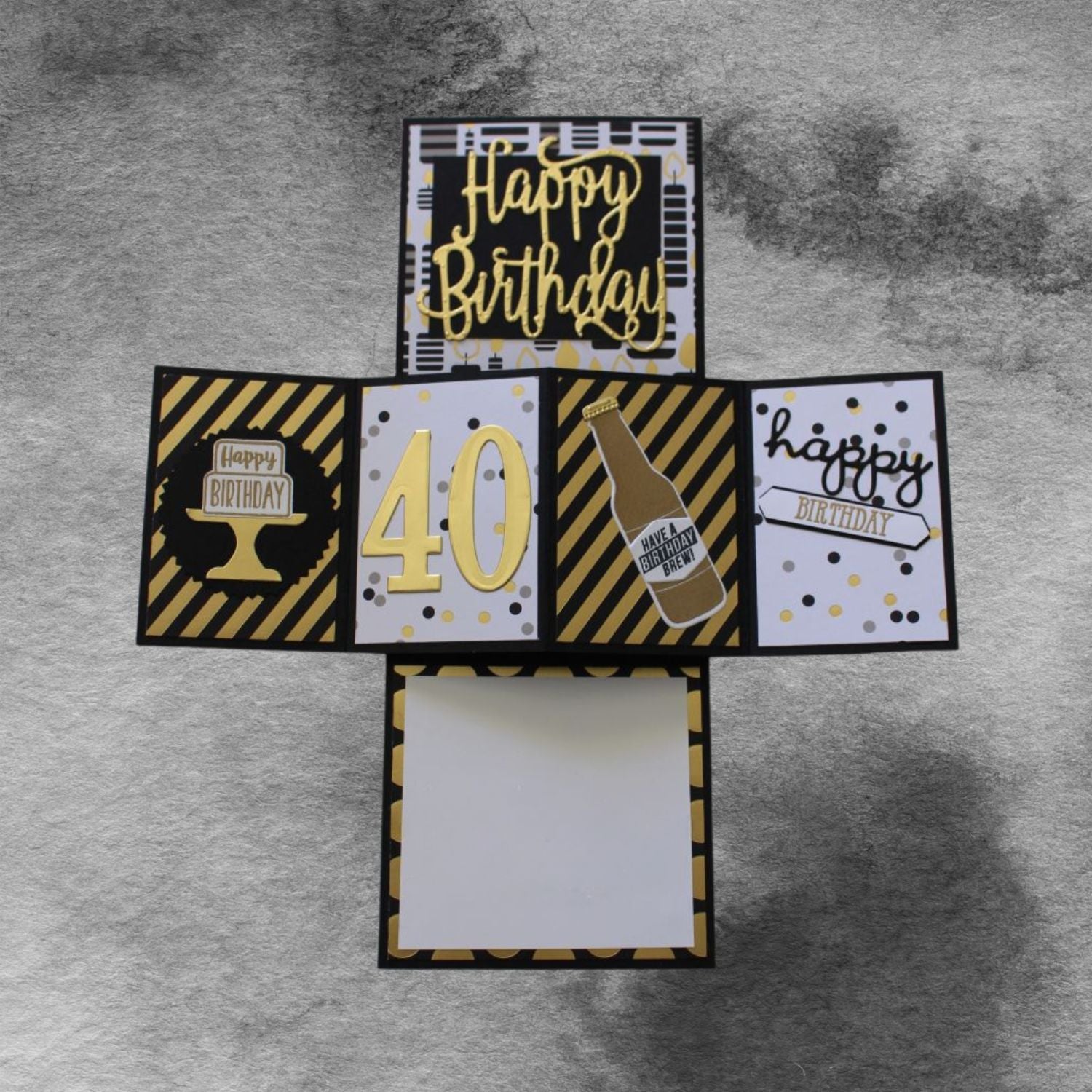 Suaje de Estructura para Hacer Twist and Pop Fold Card Dados de Corte / Suajes / Troqueles Hobbees