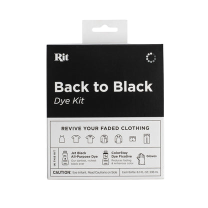Tie-Dye Kit Back To Black / Colorante De Vuelta al Negro Pintura para Tela Rit