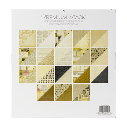 Cardstock Stack Vintage Memories / Block de Cartulina Recuerdos Antiguos Papel American Crafts