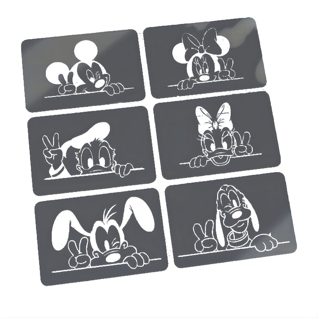 Set Stencils Pandilla Disney Peekaboo