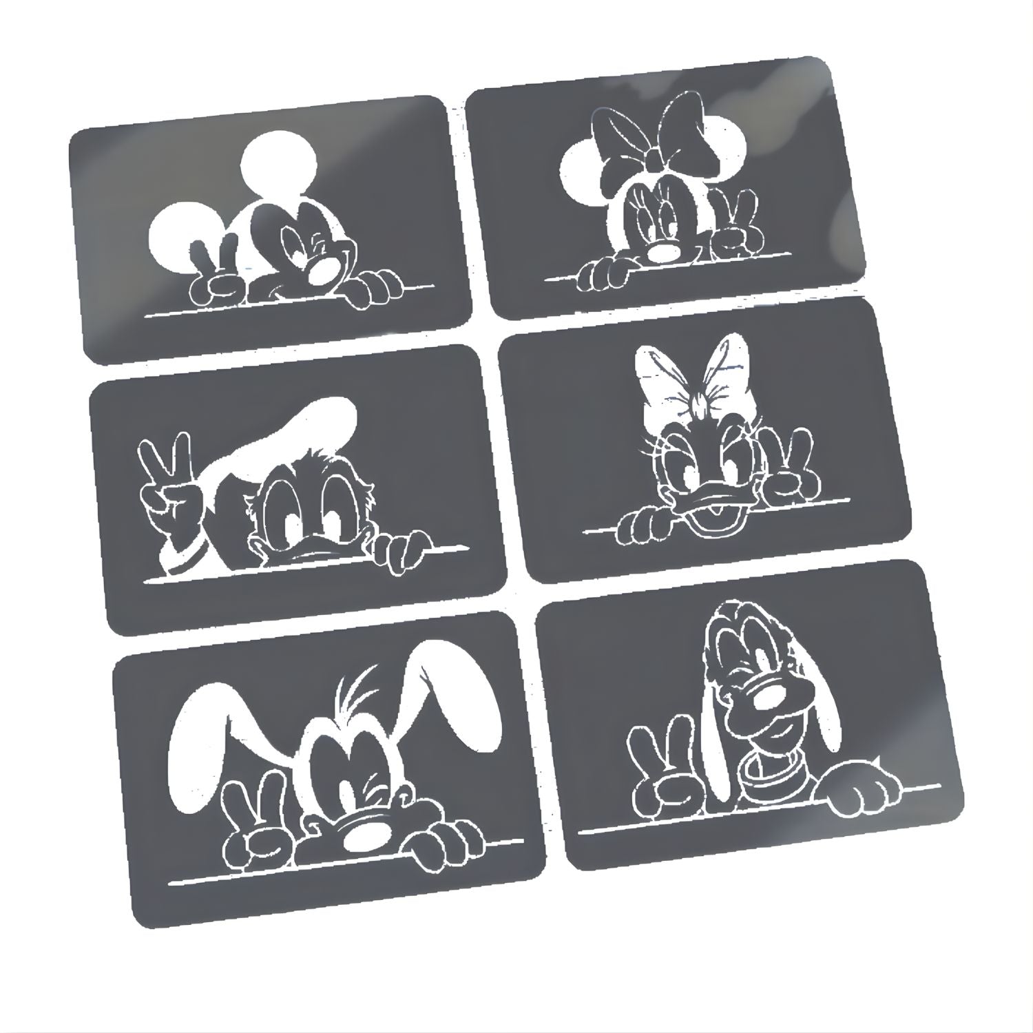 Set Stencils Pandilla Disney Peekaboo