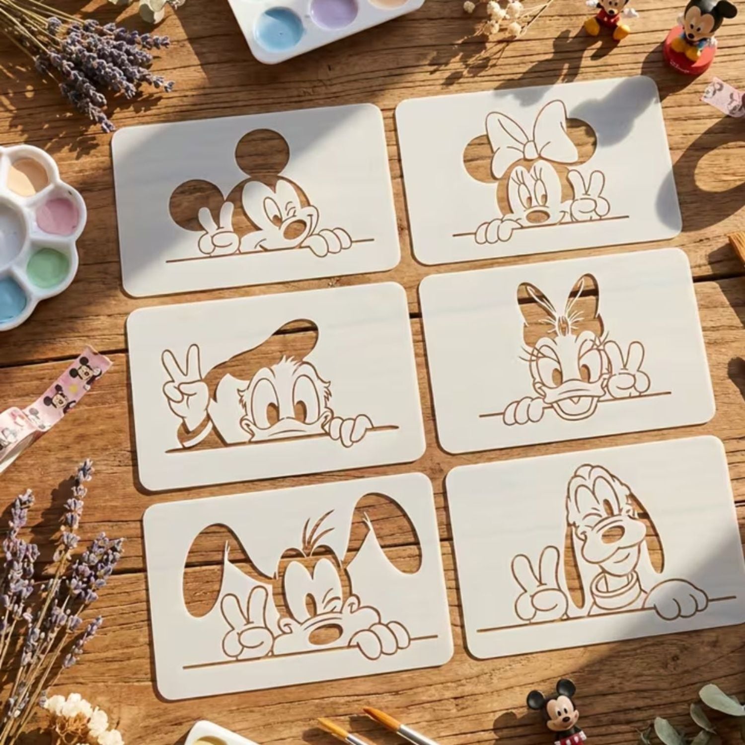 Set Stencils Pandilla Disney Peekaboo