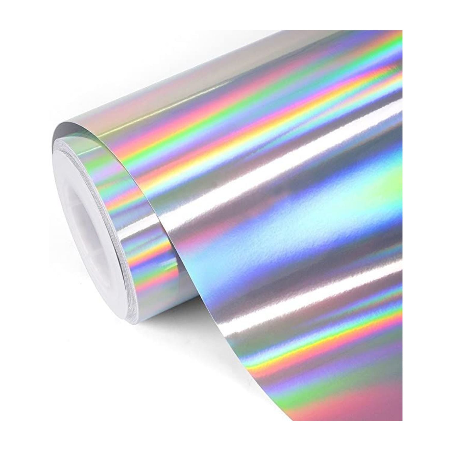 Foil para Tinta Toner Plata Holografica 10m. Foil Reactivo Angie Guerra