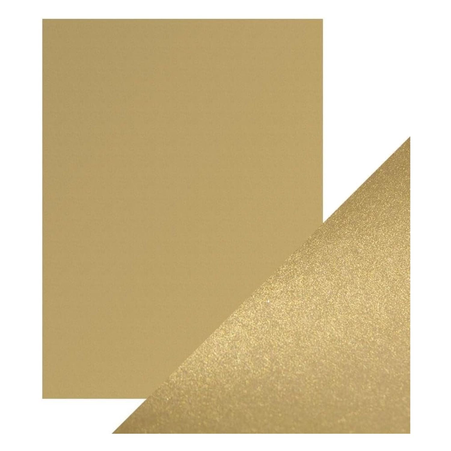 Pearlescent Cardstock Pearl Majestic Gold / 5 Hojas de Cartulina Aperlada oro Majestuoso PAPEL Tonic Studios