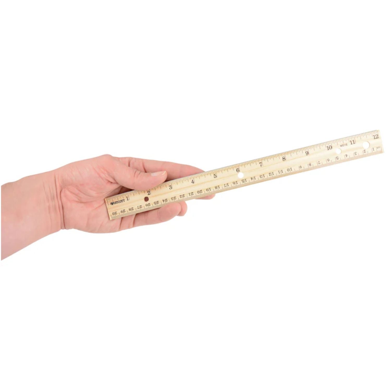 Wood Ruler / Regla de Madera Borradores y Reglas Westcott