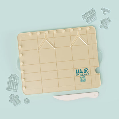 Stamp Board &amp; Stamps / Tabla Para Estampado Herramientas We R Makers