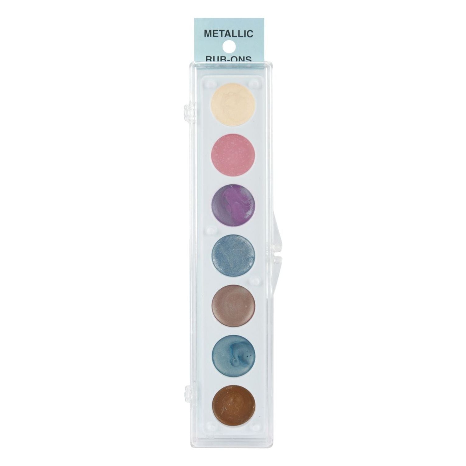 Metallic Rub-On Paint Palette 3 / Paleta de Pintura Metálica para Frotar Pintura y Medios Mixtos Craft T Products