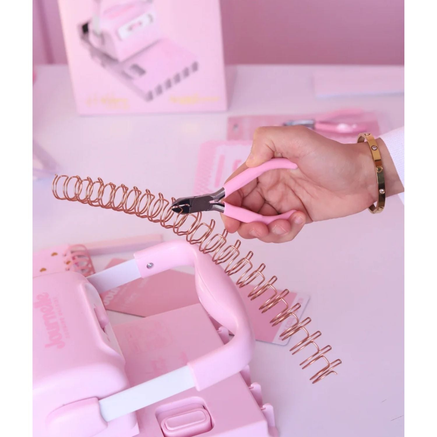 Pinzas Rosas Journelle Herramientas Angie Guerra