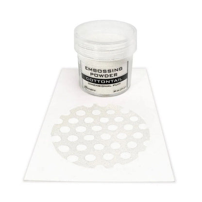 Embossing Powder Cottontail / Polvo de Embossing Conejo Blanco Polvos de Embossing Ranger
