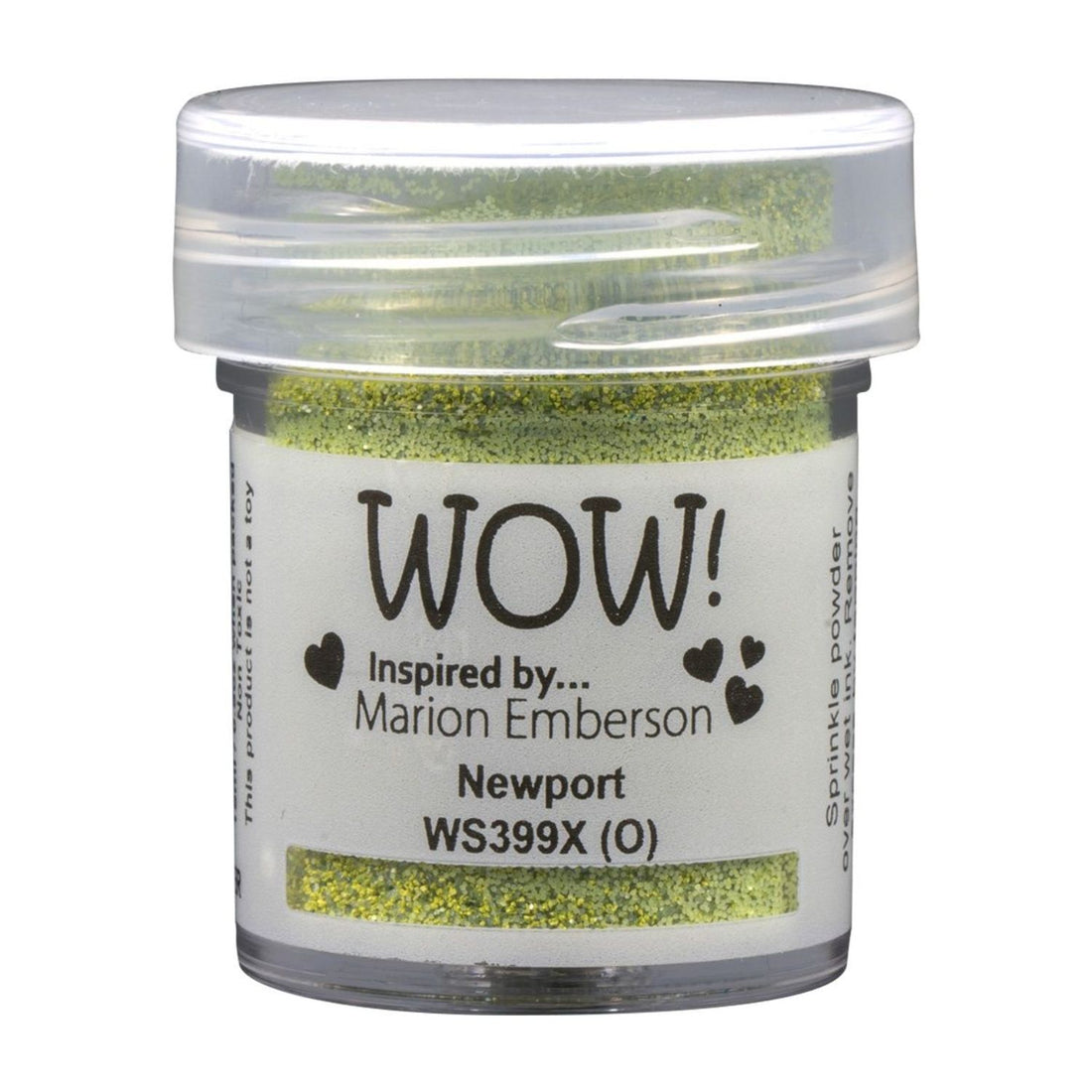 Newport Embossing Powder / Polvo de Embossing Verde Polvos de Embossing Wow!