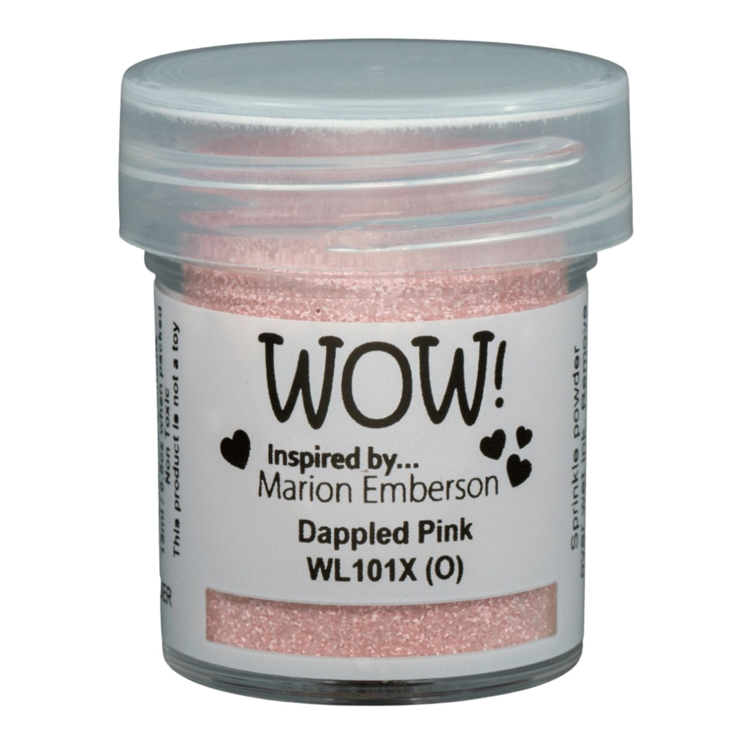 Dappled Pink Embossing Powder / Polvo de Embossing Rosa Moteado Polvos de Embossing Wow!