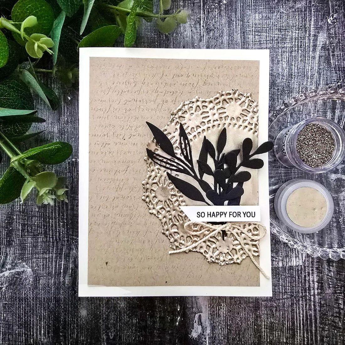 Platinum Embossing Powder Ultra High / Polvo de Embossing Plateado Ultra Calidad Polvos de Embossing Wow!