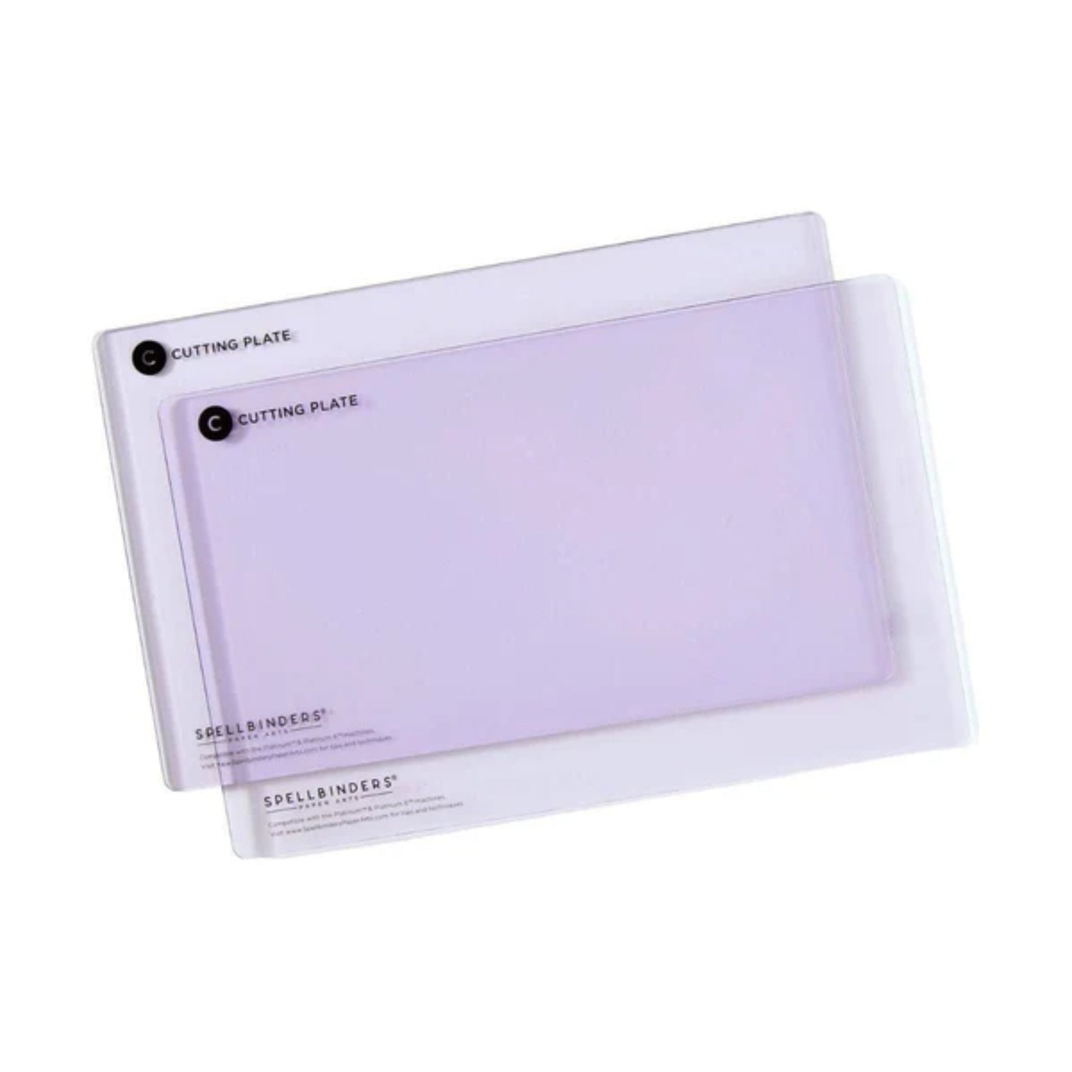 Lilac Shimmer Extended Cutting Plates C / 2 Placas de Corte Extendidas Lilas Accesorios para Troqueladoras Spellbinders