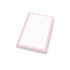 100 Hojas Interiores 1/4 Carta Cuadros Rosa Encuadernacion Crazy Crafts