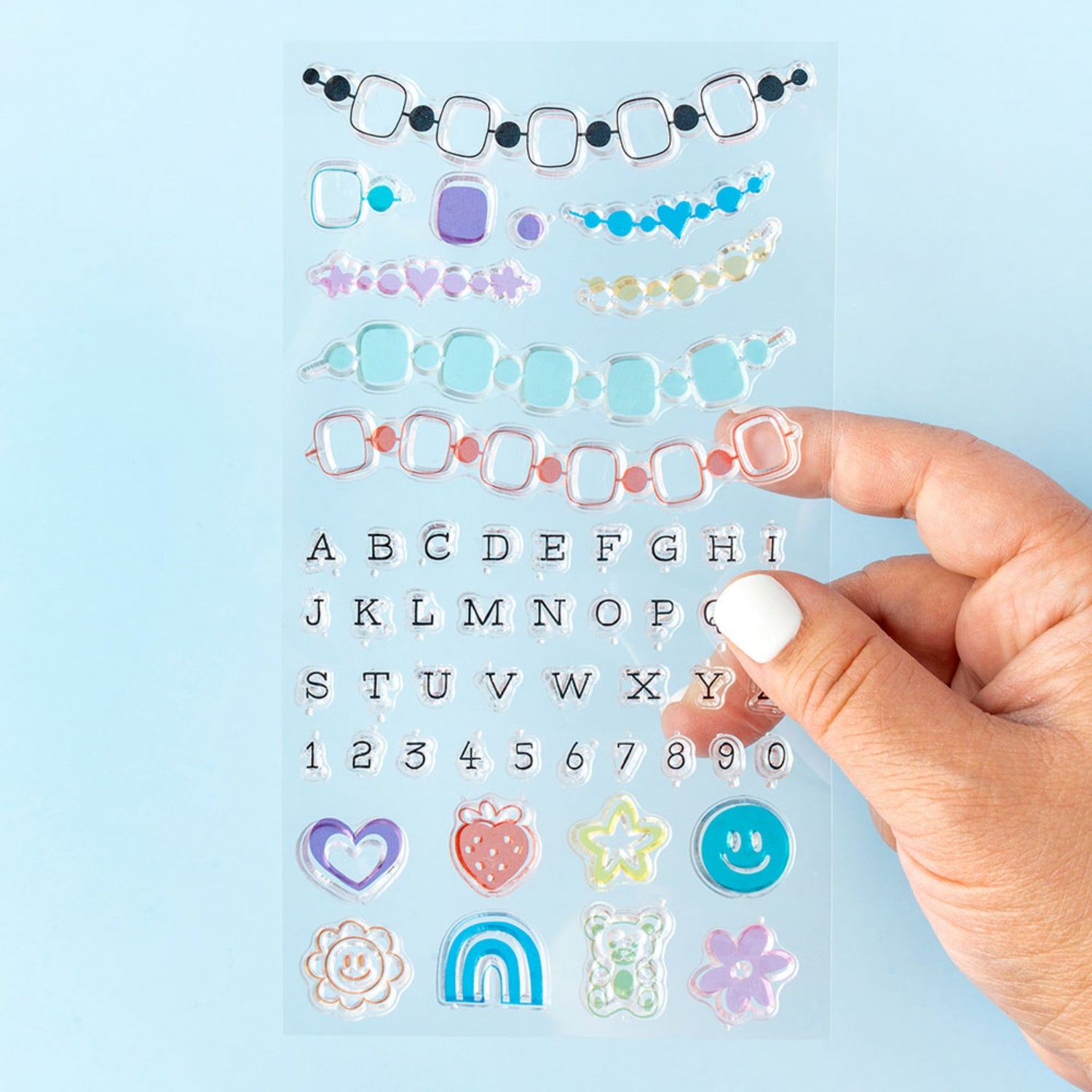 Live The Dream Stamp / Set Sellos Transparentes Vive El Sueño Sellos American Crafts