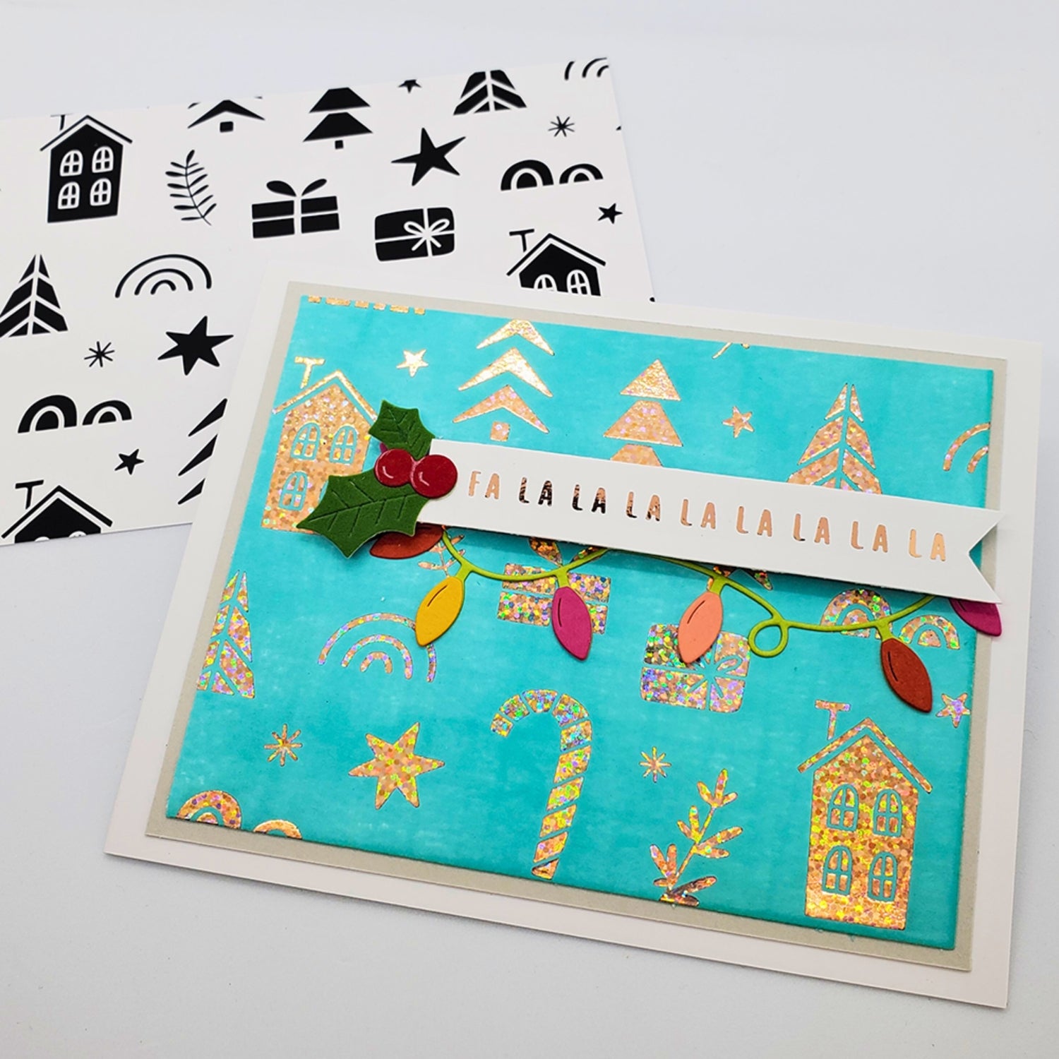 Transfer Foil Sparkling Cider 6 x 6"/ 12 Hojas de Foil Reactivo al Toner Adornos / Embellishments Therm O Web