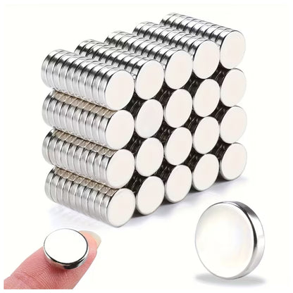 10 Mini Imanes de Neodimio Planos Redondos Ultra Fuertes 4mm Imanes Hobbees