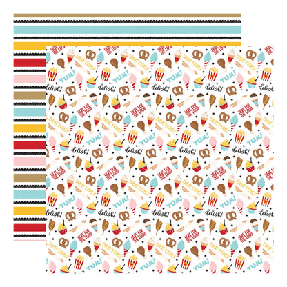 Downtown Dishes Double Sided Paper / Papel Doble Cara Mickey 12" Papel, Hojas Sueltas Echo Park