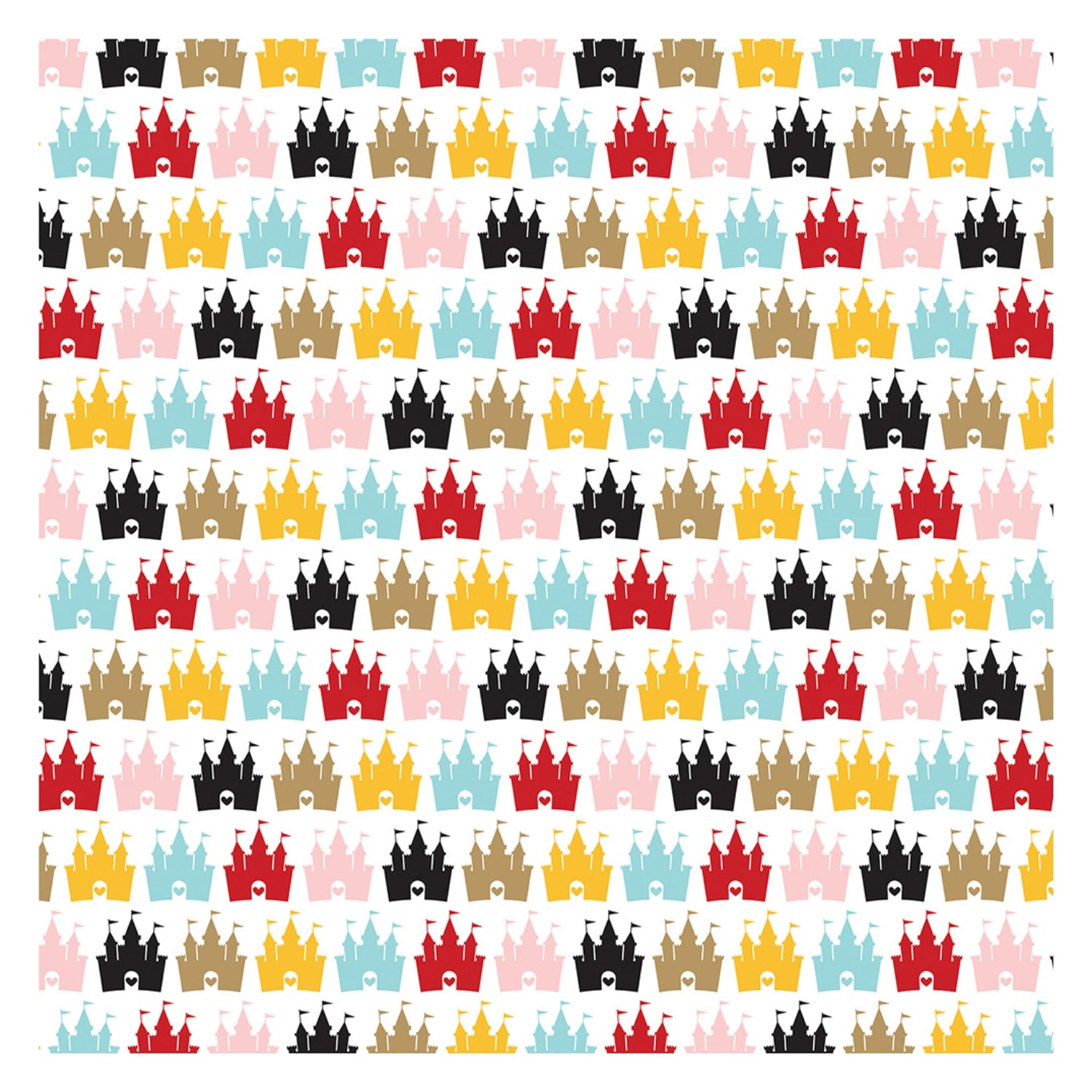 4x4 Journaling Cards Double Sided Paper / Papel Doble Cara Mickey 12" Papel, Hojas Sueltas Echo Park