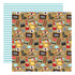 Magical Productions Double Sided Paper / Papel Doble Cara Mickey 12" Papel, Hojas Sueltas Echo Park
