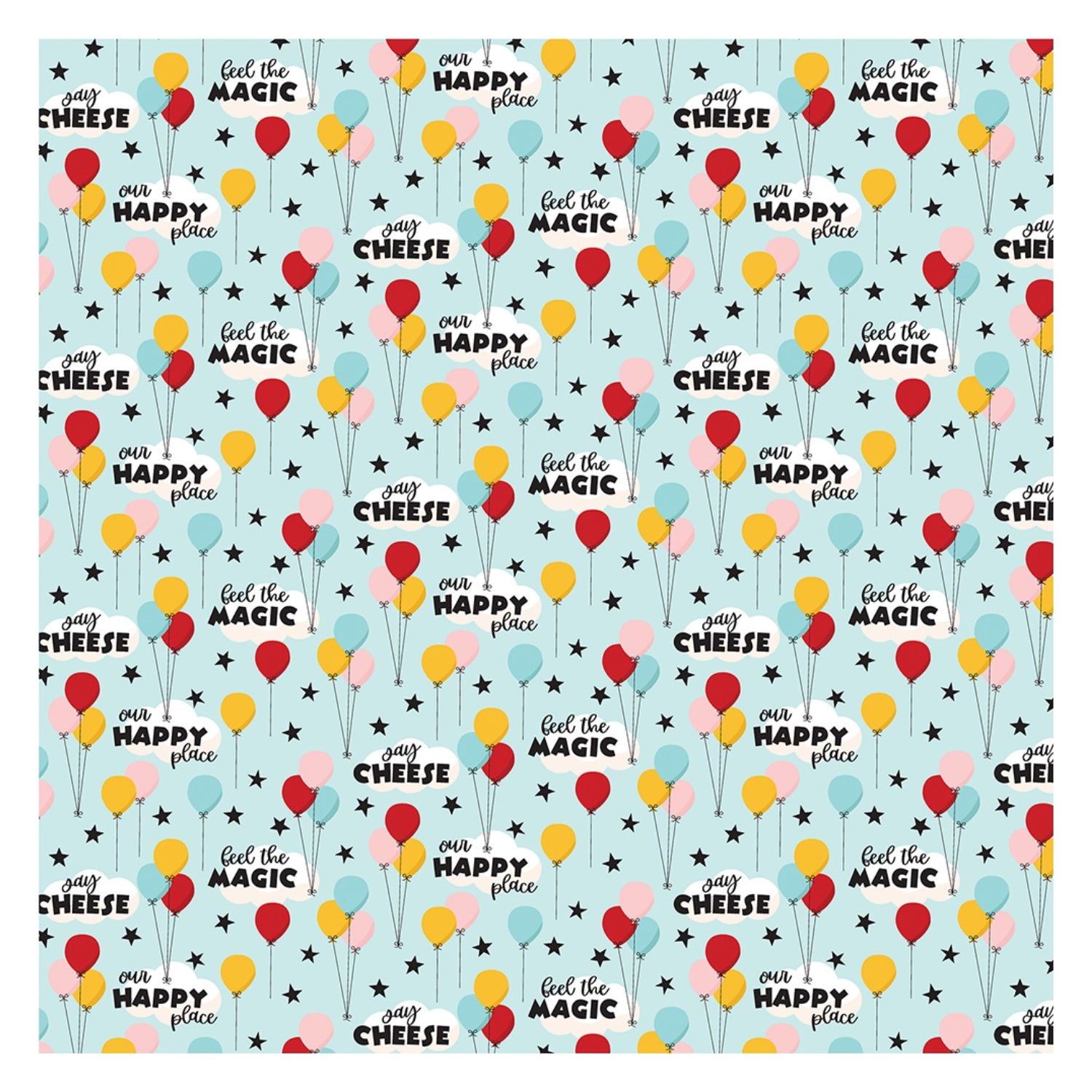 Feel The Magic Double Sided Paper / Papel Doble Cara Mickey 12" Papel, Hojas Sueltas Echo Park
