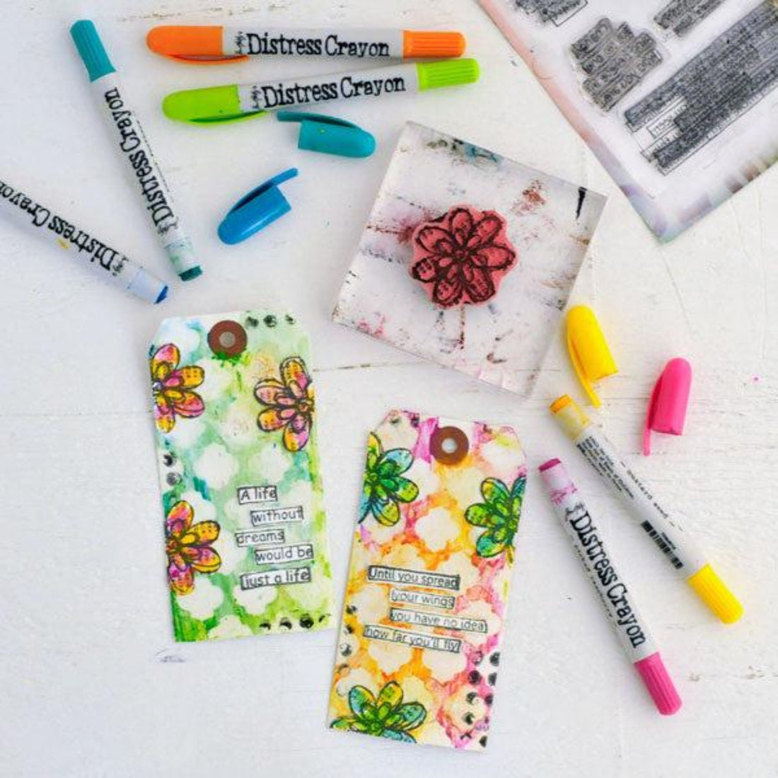 Crayons Water Reactive Pigments Set 