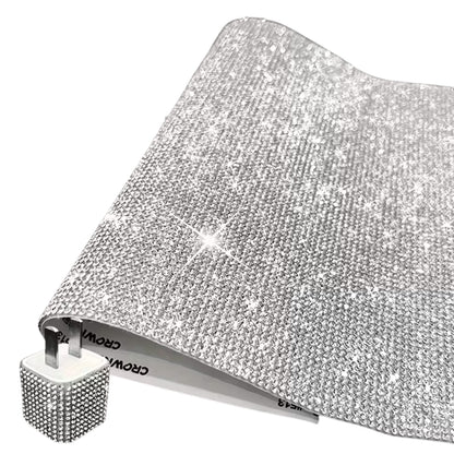 Hoja de Cristales Autoadhesiva Color Blanco Adornos / Embellishments Hobbees
