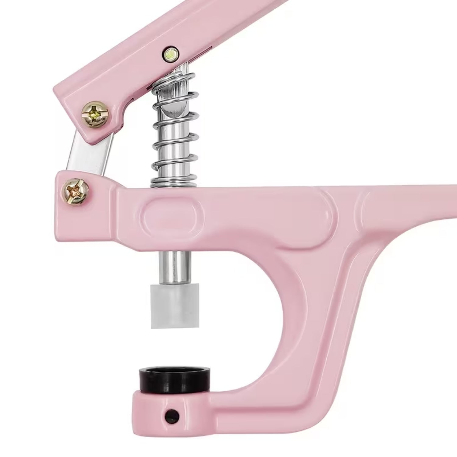 Remachadora de Botones Rosa con Botones Perforadoras Hobbees