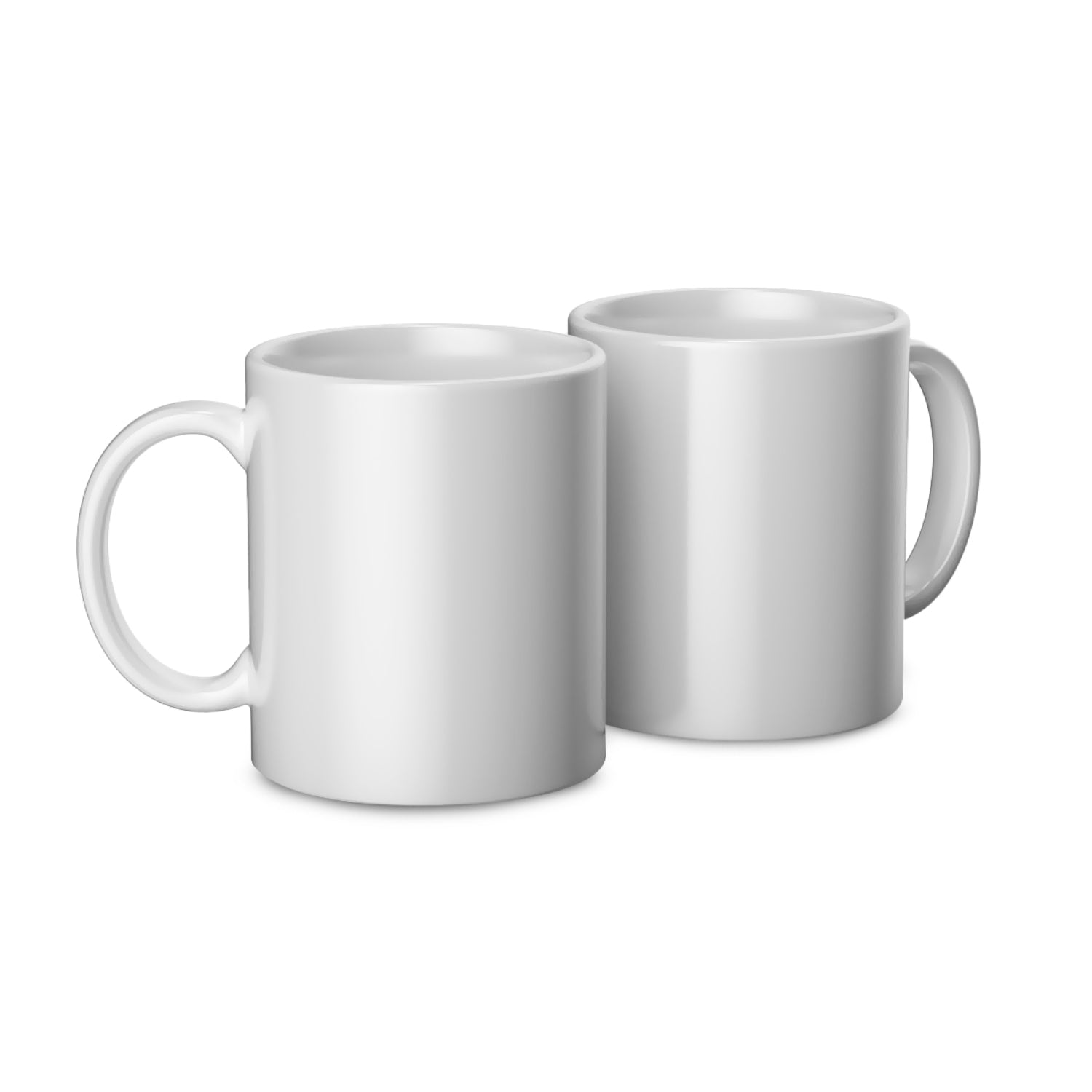 Ceramic Mug Blank White / 2 Tazas Blancas de Ceramica para Sublimación Accesorios SublimArt