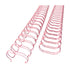 10 Espirales Metálicos Journelle Baby Pink 3/4" Arillos para Engargolar Angie Guerra & Hobbees